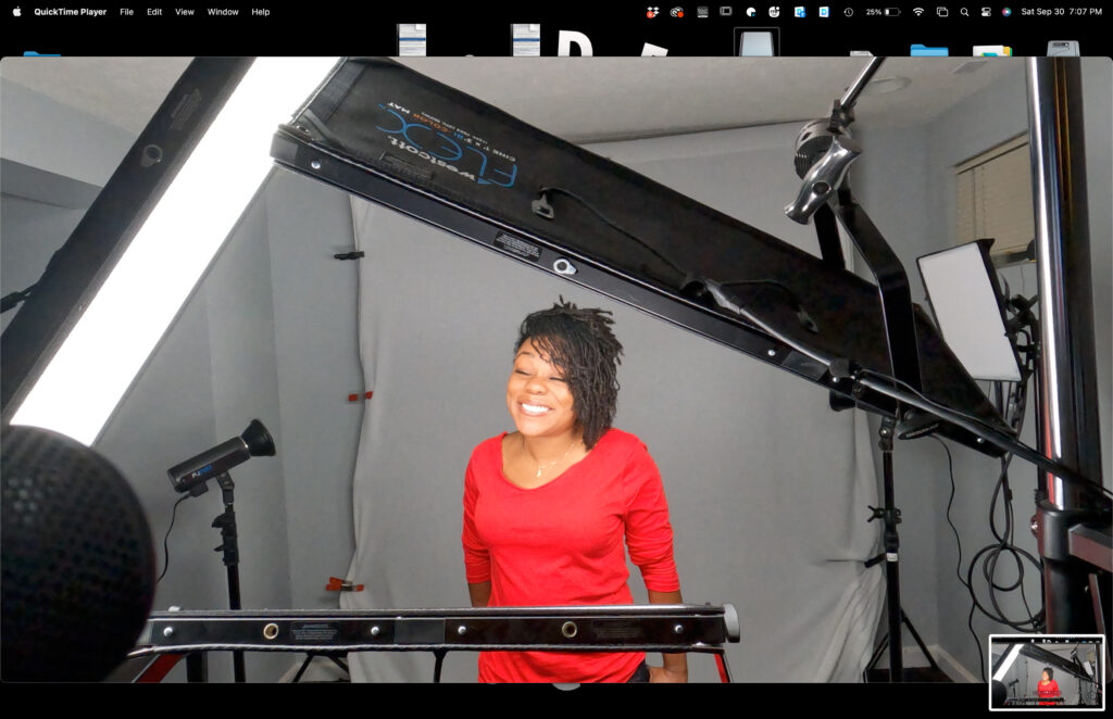 In-studio headshot session in Cincinnati Mark Denney